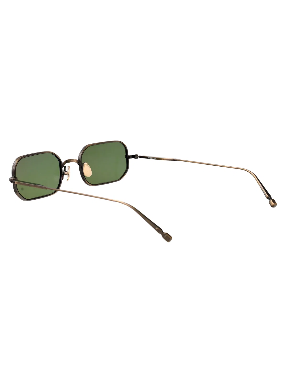 Matsuda Antique Gold Se Green Metal Sunglasses