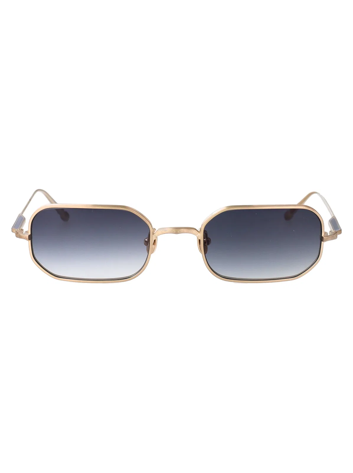 Matsuda Brushed Gold Blue Gradient Metal Sunglas