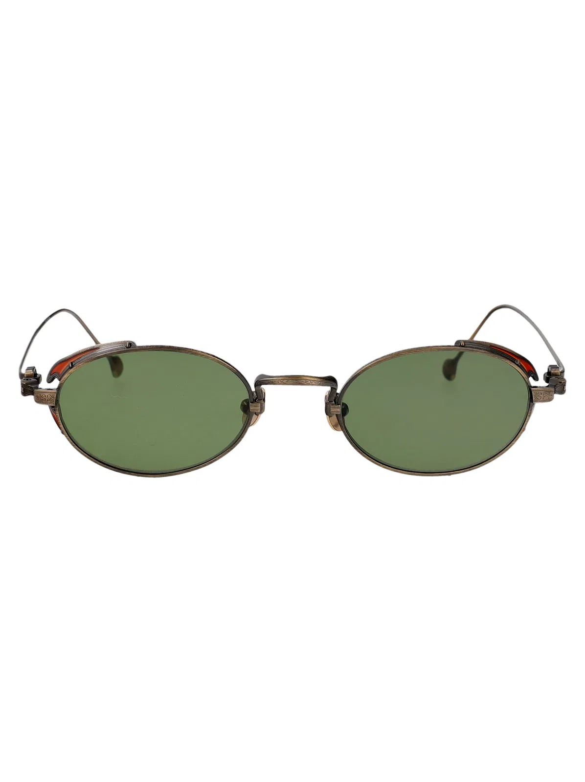 Matsuda Antique Gold Se Green Metal Sunglasses