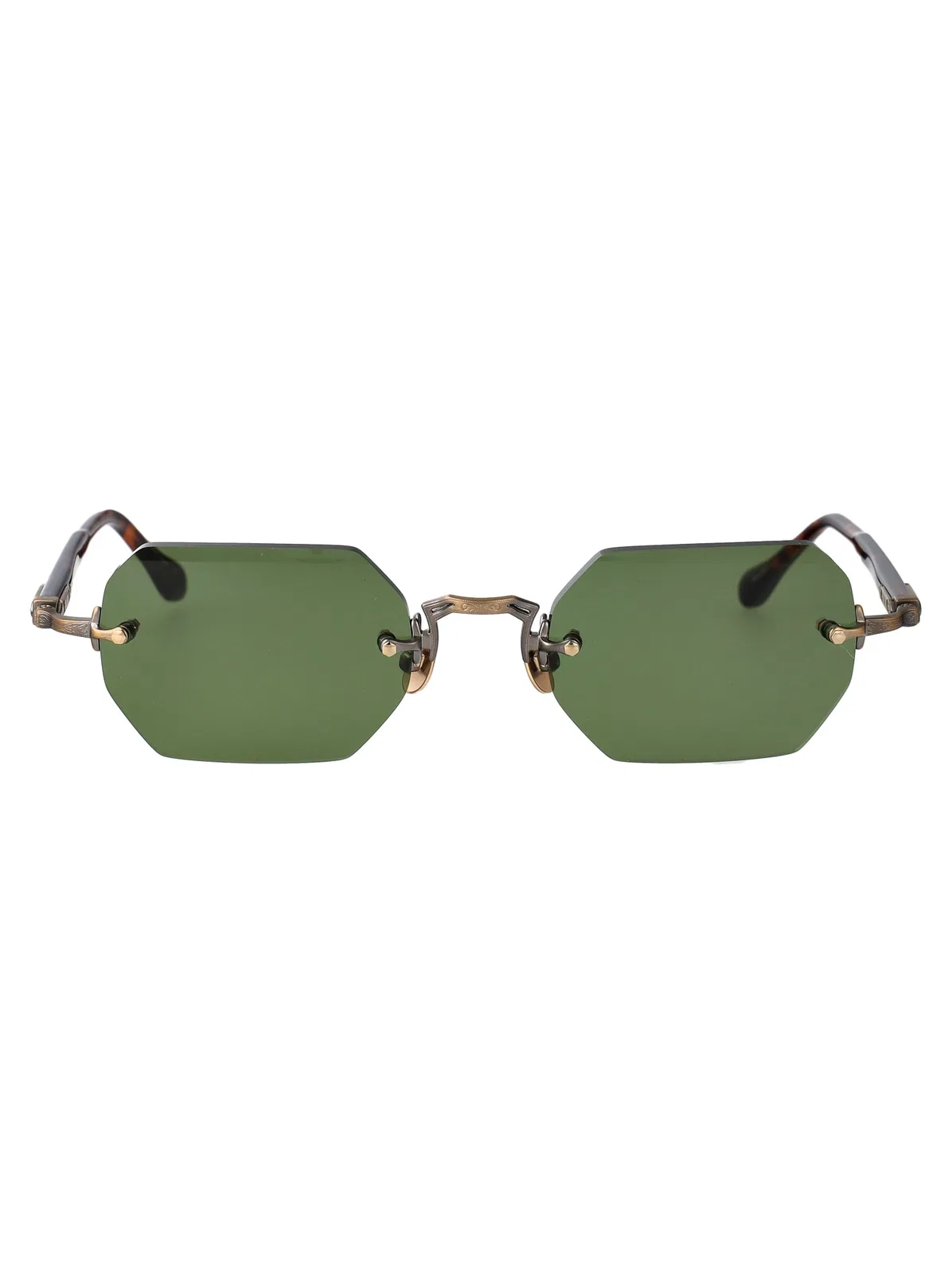 Matsuda Antique Gold - Dark Tortoise Sage Green 