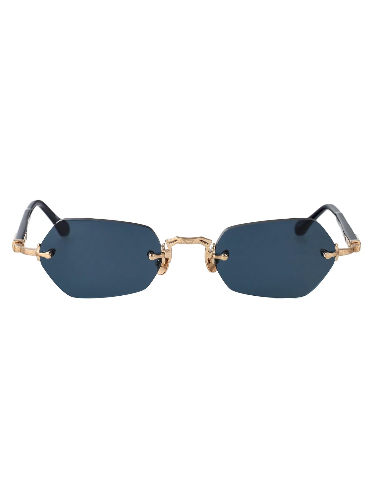 Matsuda Brushed Gold - Navy Blue Grey Metal Sung