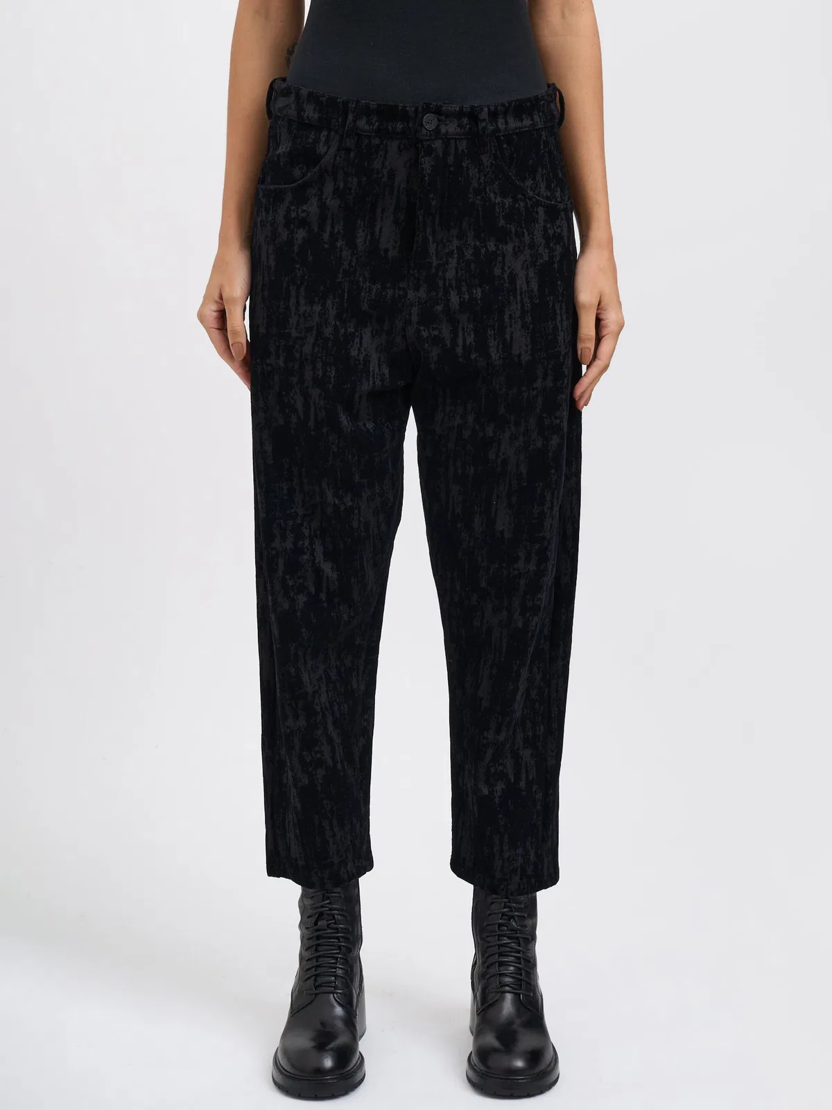 Nostrasantissima Viscose Trousers Silvetro