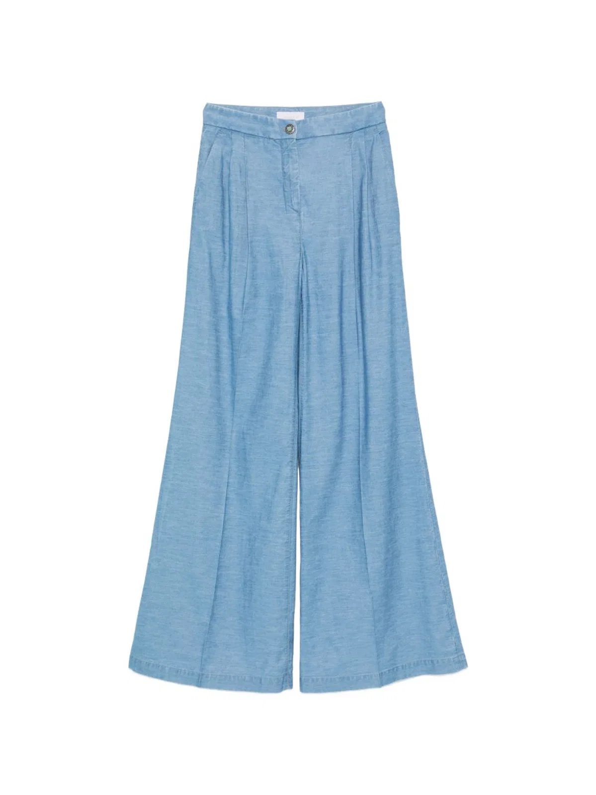 Via Masini 80 Cotton Flared Trousers