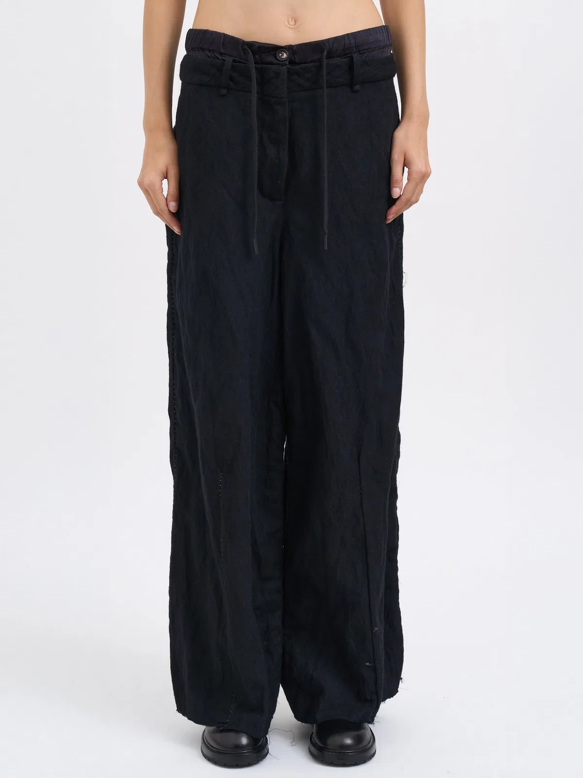 Masnada Oversized Wool Trousers