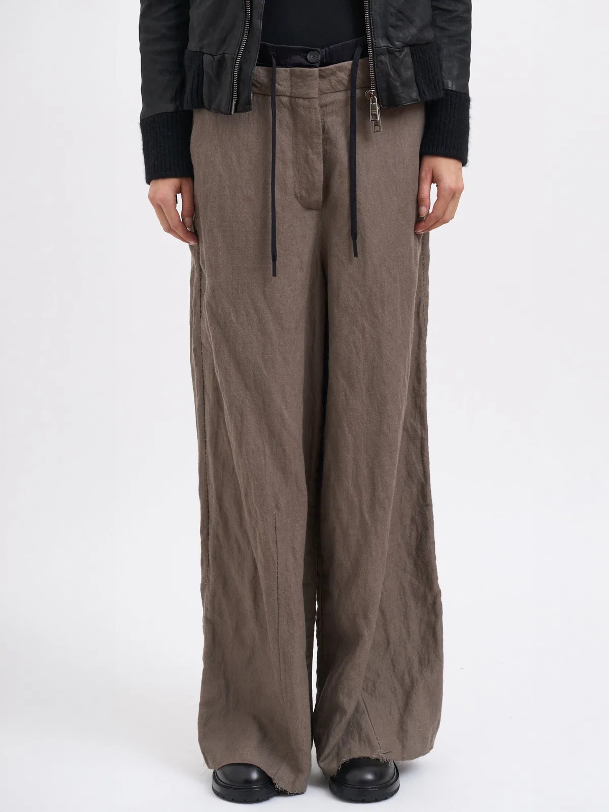 Masnada Oversized Wool Trousers