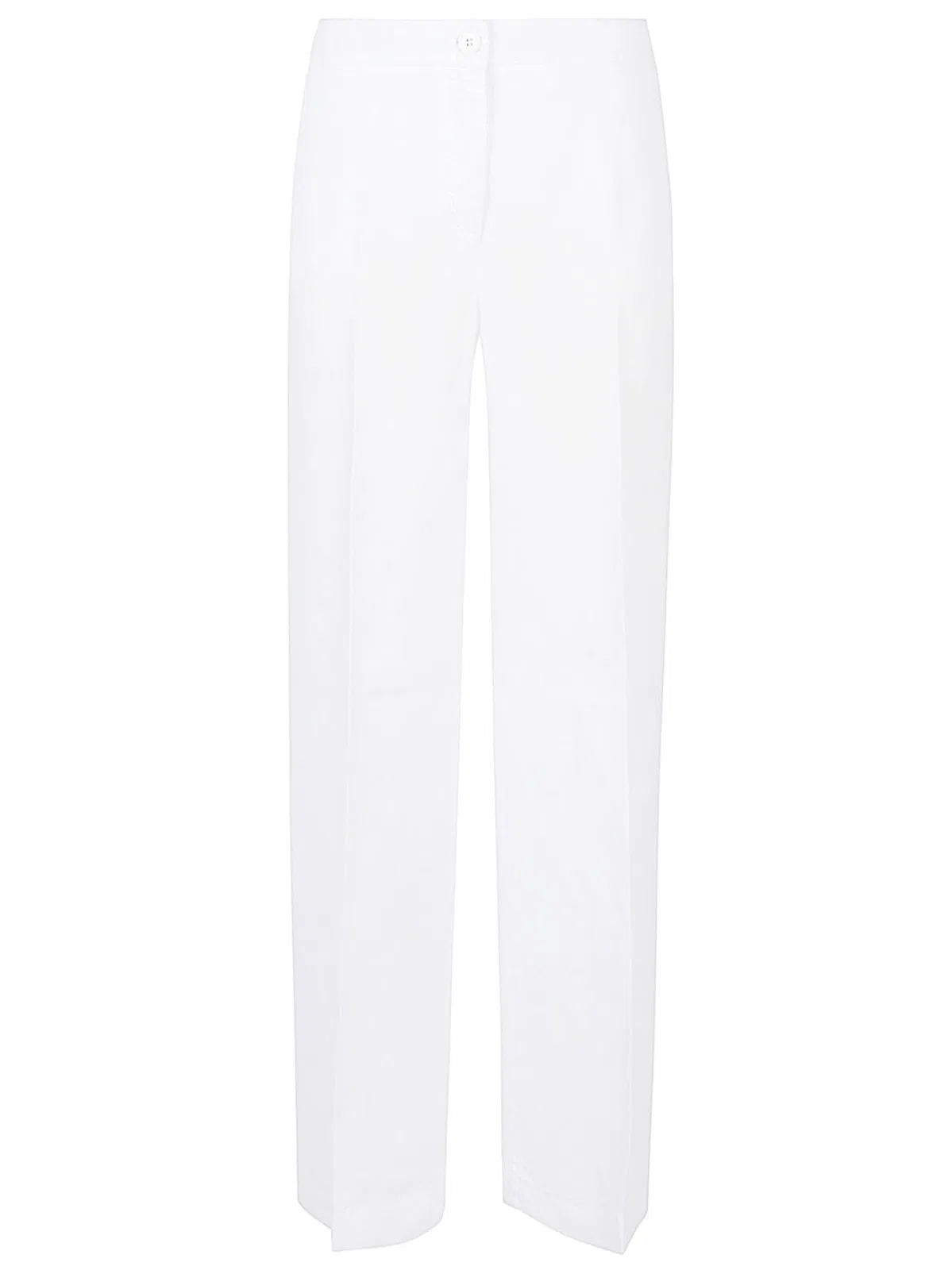 Via Masini 80 Linen Wide-Leg Trousers