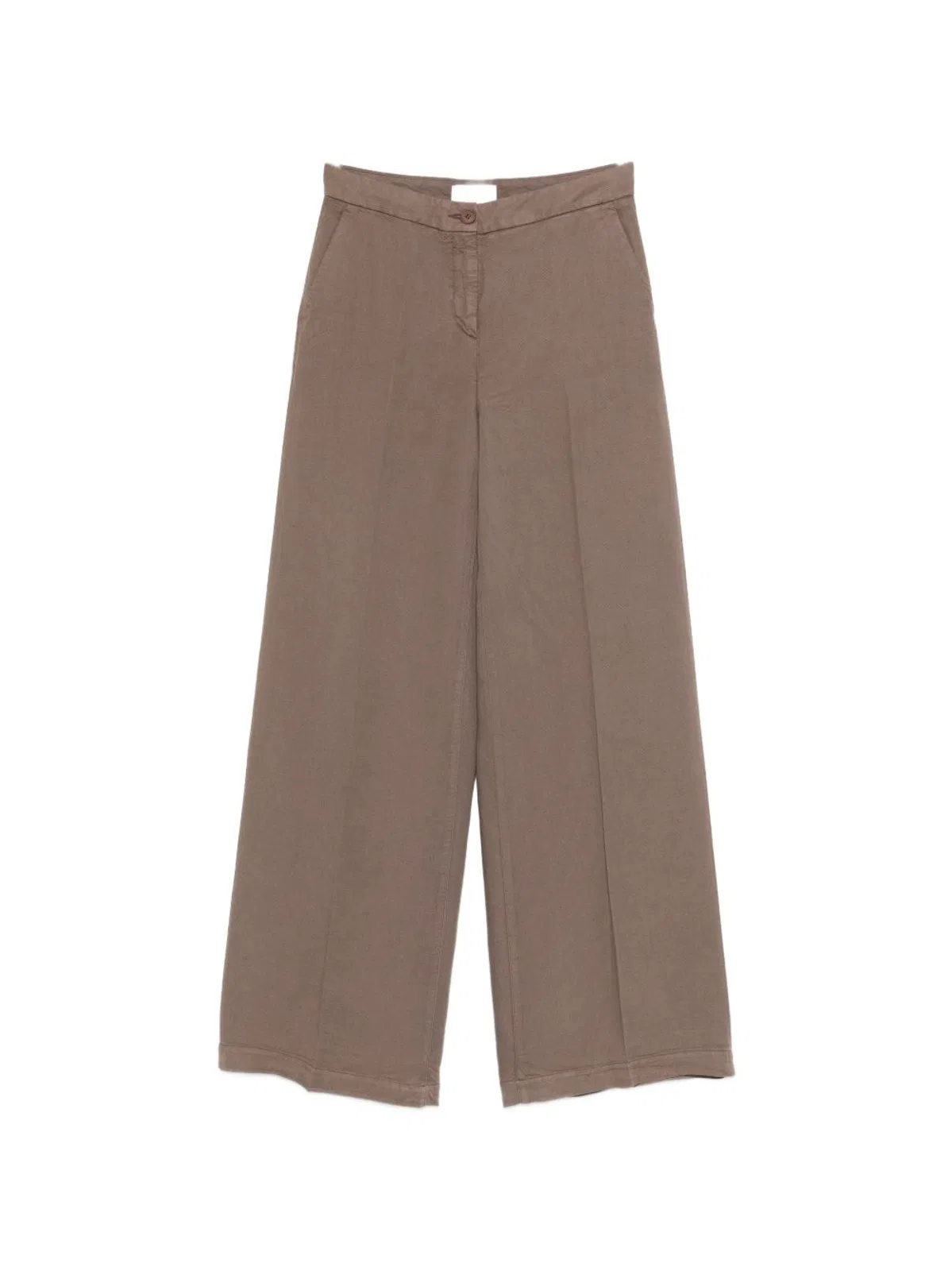 Via Masini 80 Linen Wide-Leg Trousers