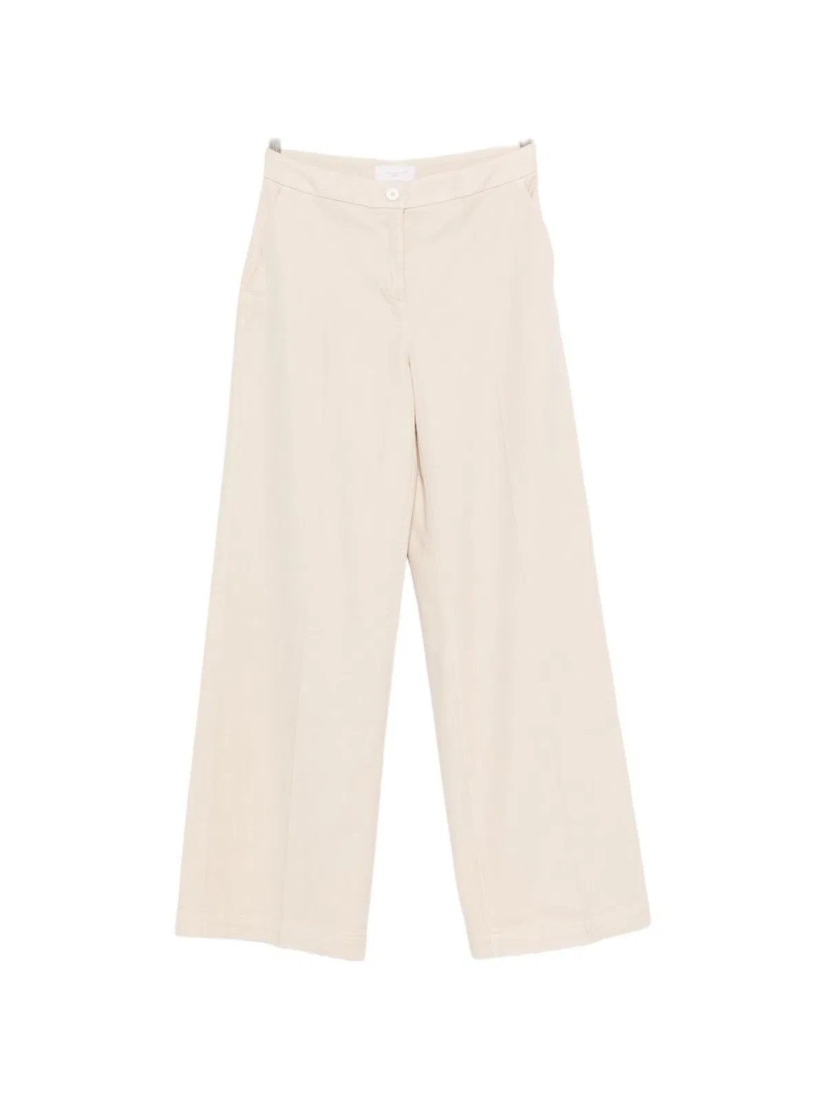 Via Masini 80 Cotton Wide-Leg Trousers