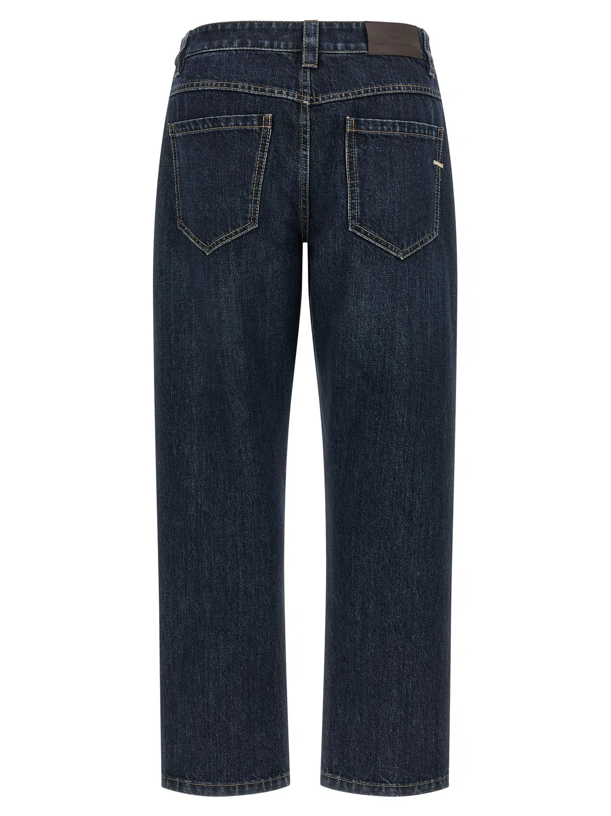 Brunello Cucinelli 'Shiny Bartack' Jeans