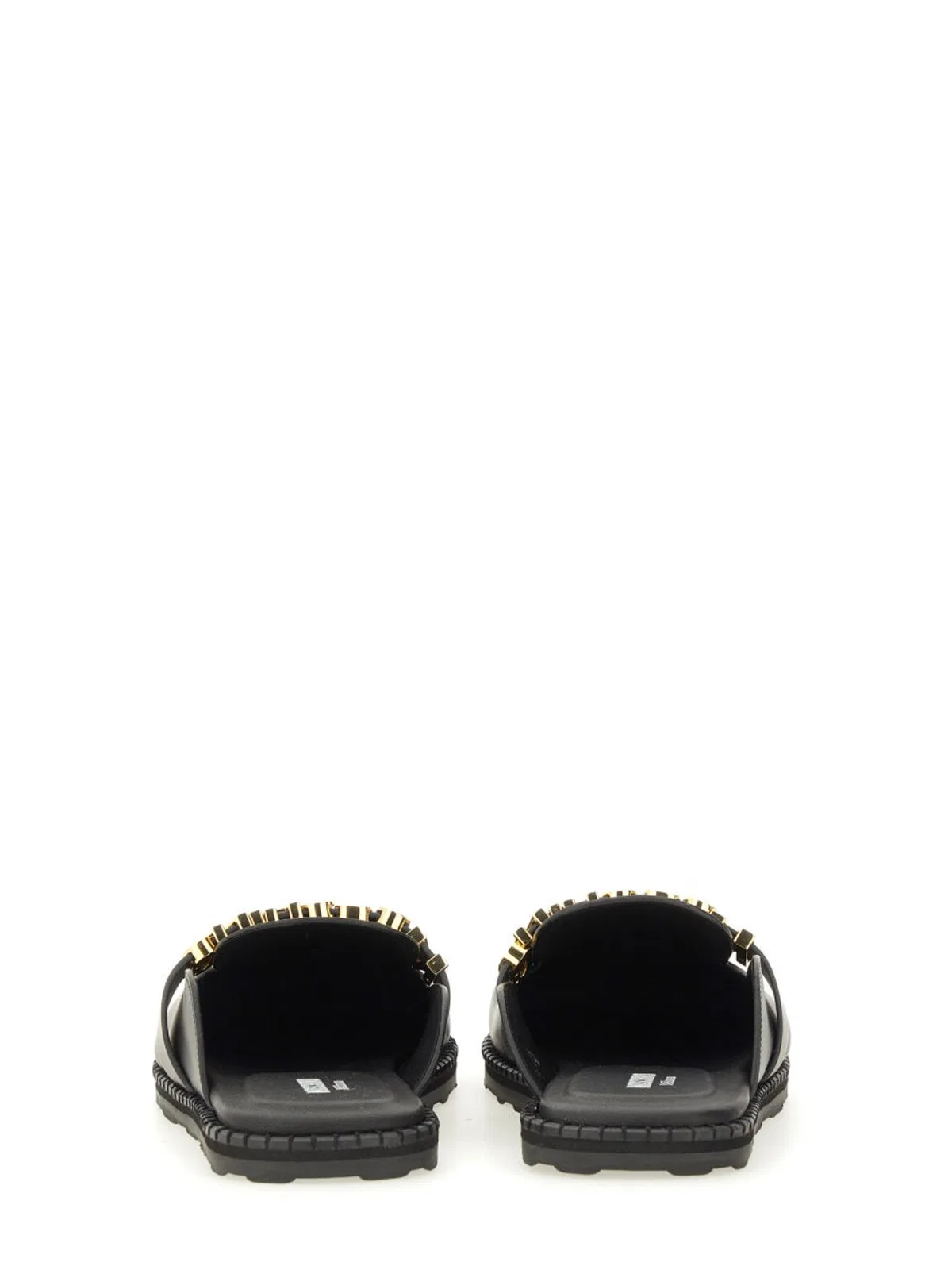 Moschino Couture Sabot With Logo Lettering