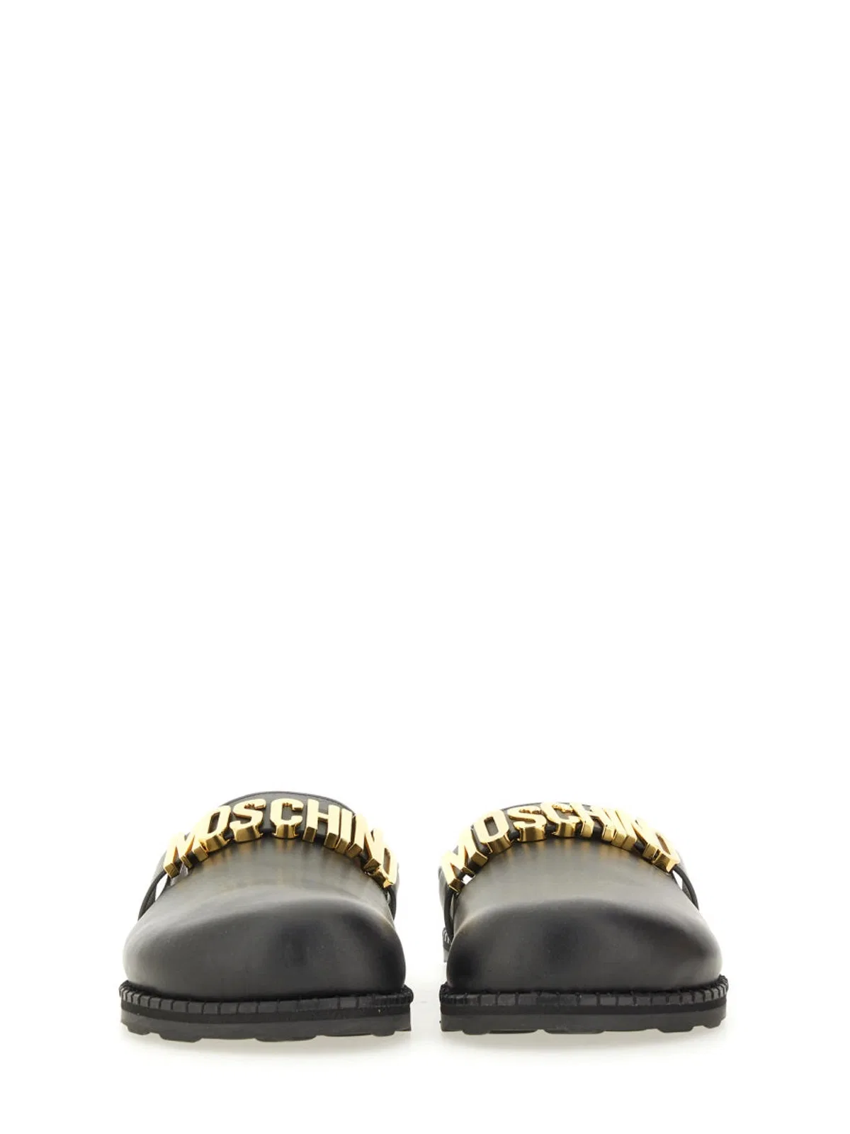 Moschino Couture Sabot With Logo Lettering