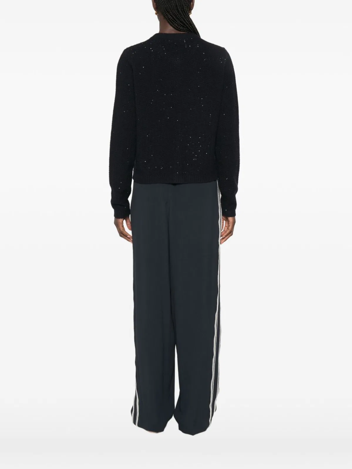 Fabiana Filippi Lurex Boat Neck Sweater