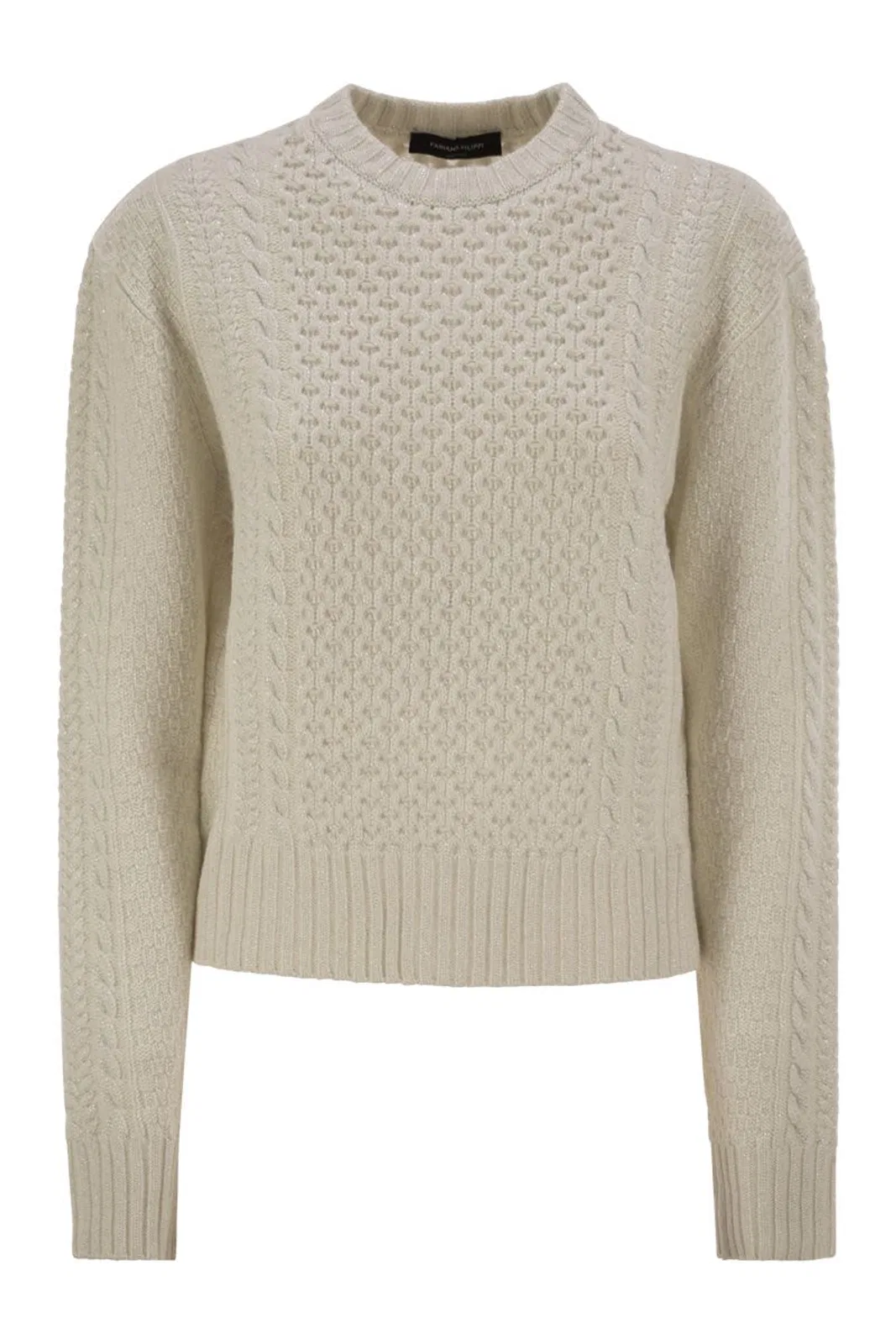 Fabiana Filippi Platinum Fisherman Jersey With Lurex