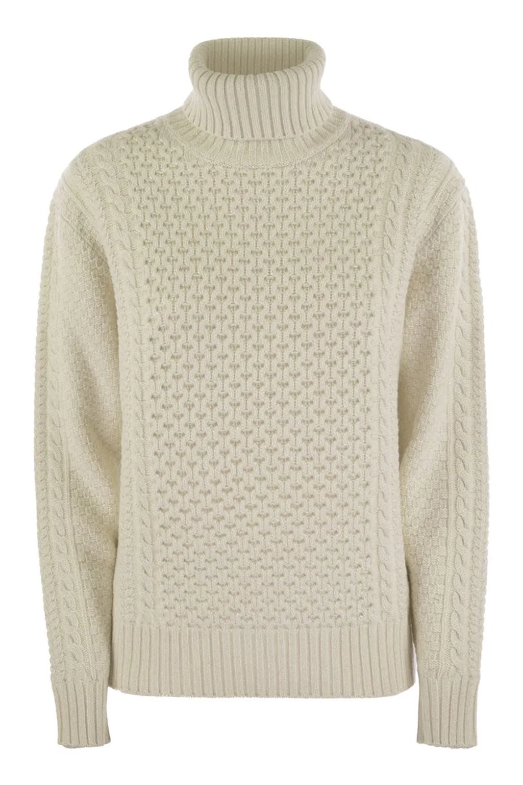 Fabiana Filippi Turtleneck Jumper With Special Workmansh