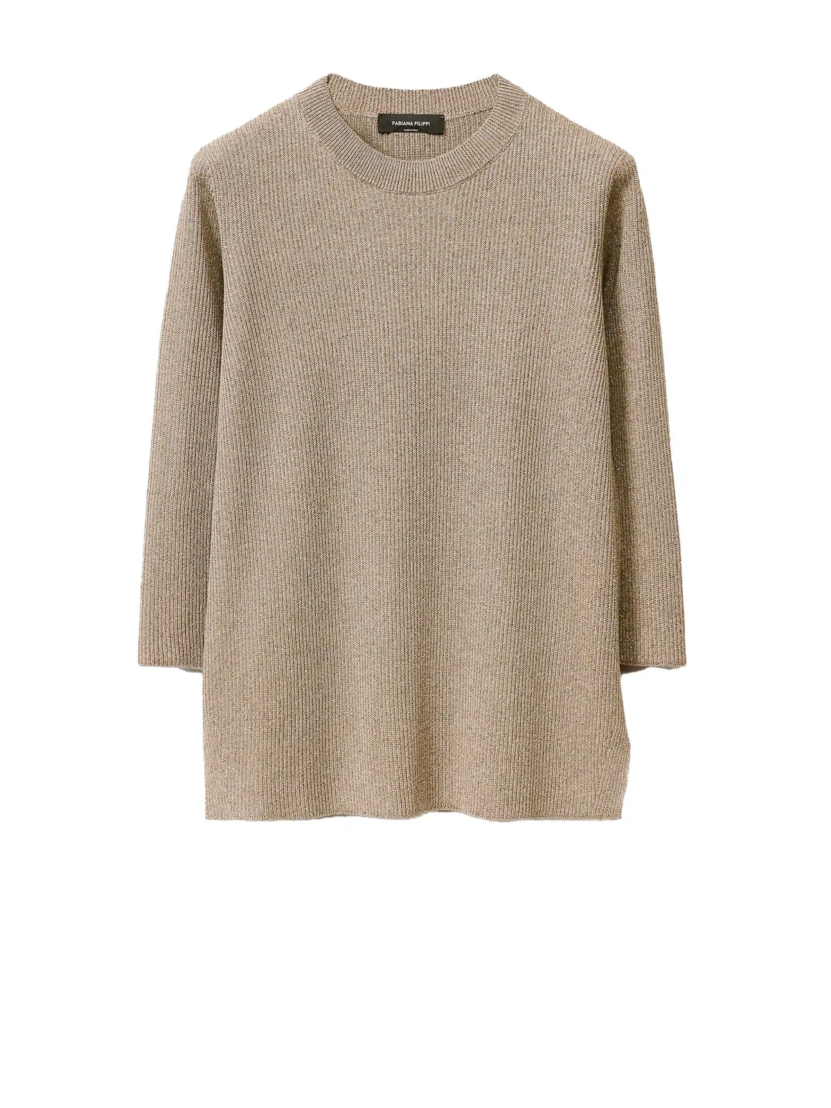 Fabiana Filippi Crewneck Sweater Clay