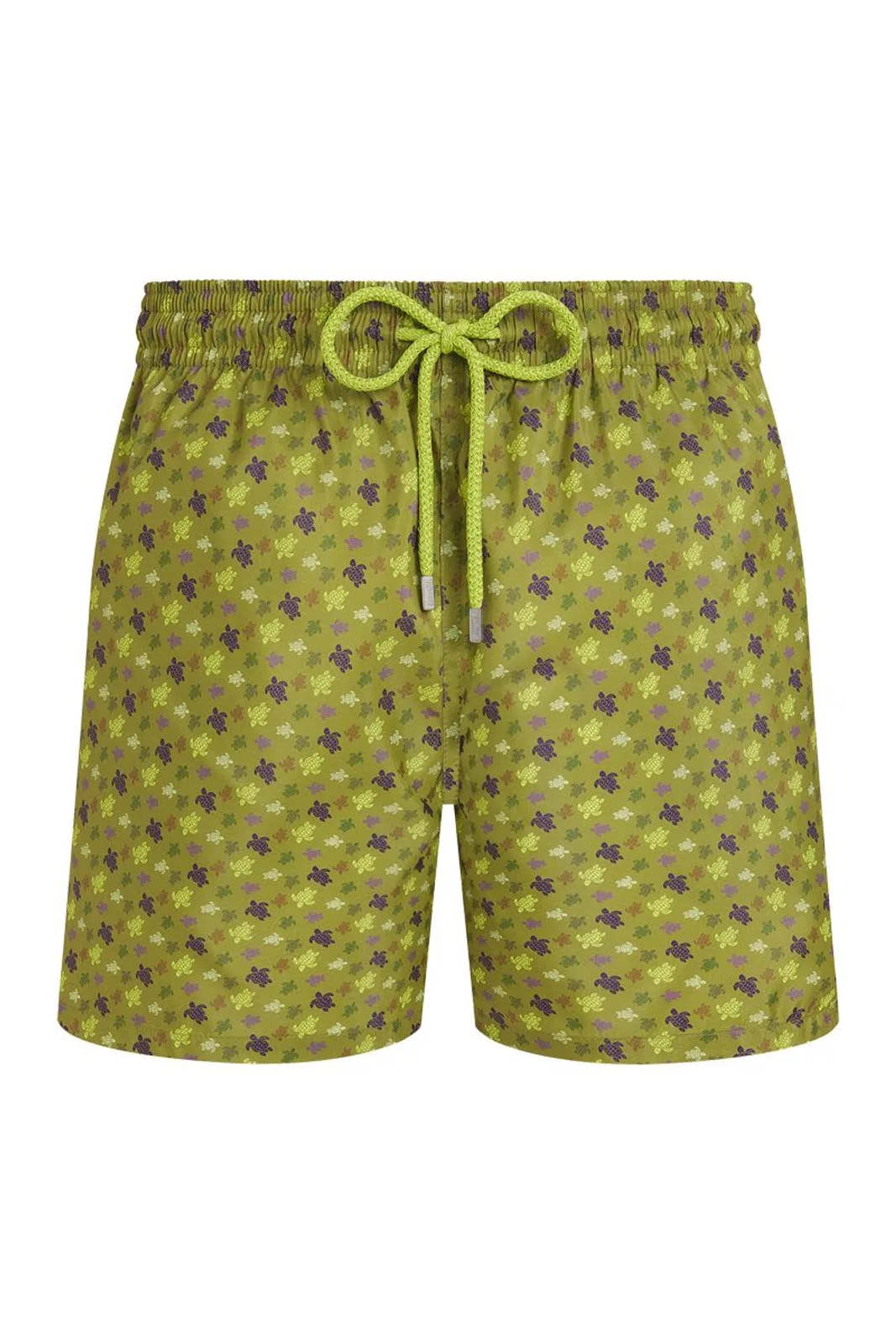 Vilebrequin Men’s Swim Shorts With Turtle Print And 