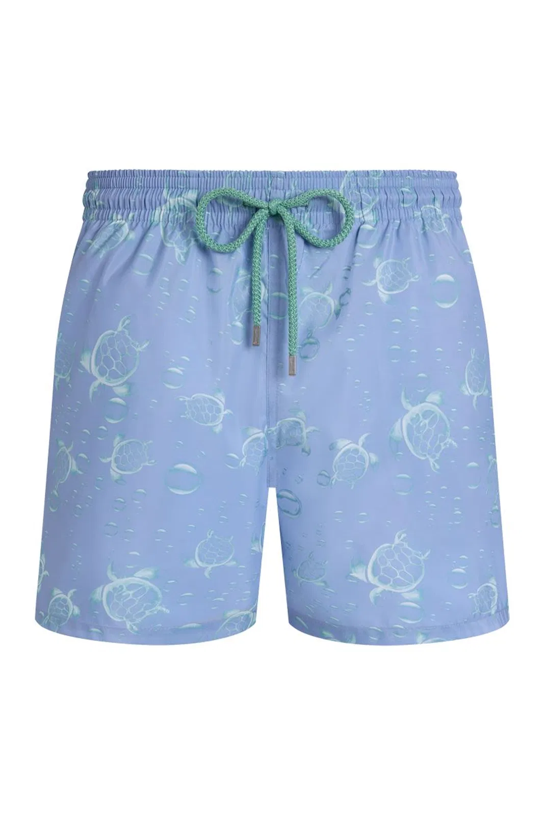 Vilebrequin Men’s Swim Shorts With Turtle And Water 