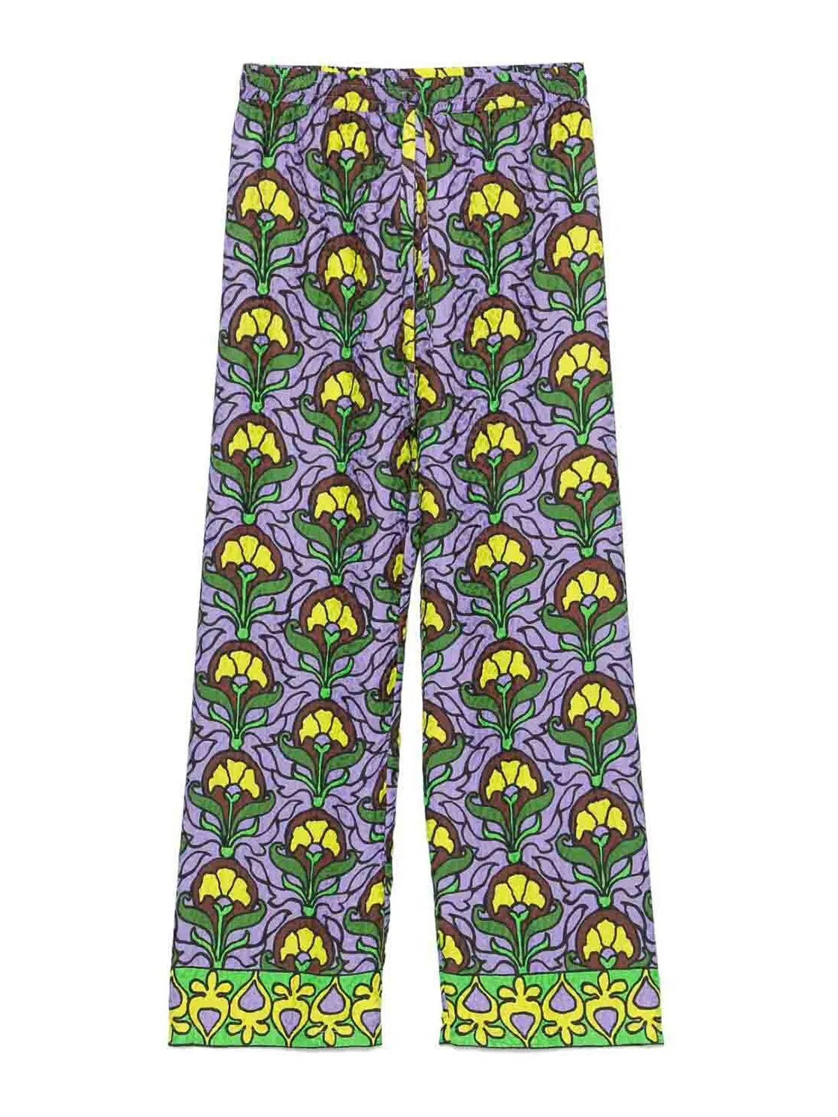 Anjuna Purple Silk Pants