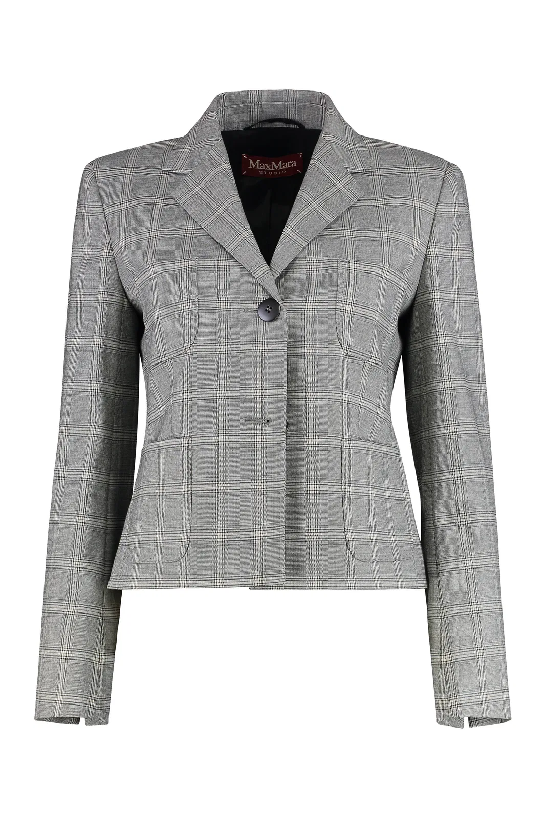 Max Mara Studio Manto Single-Breasted Two-Button Jacket