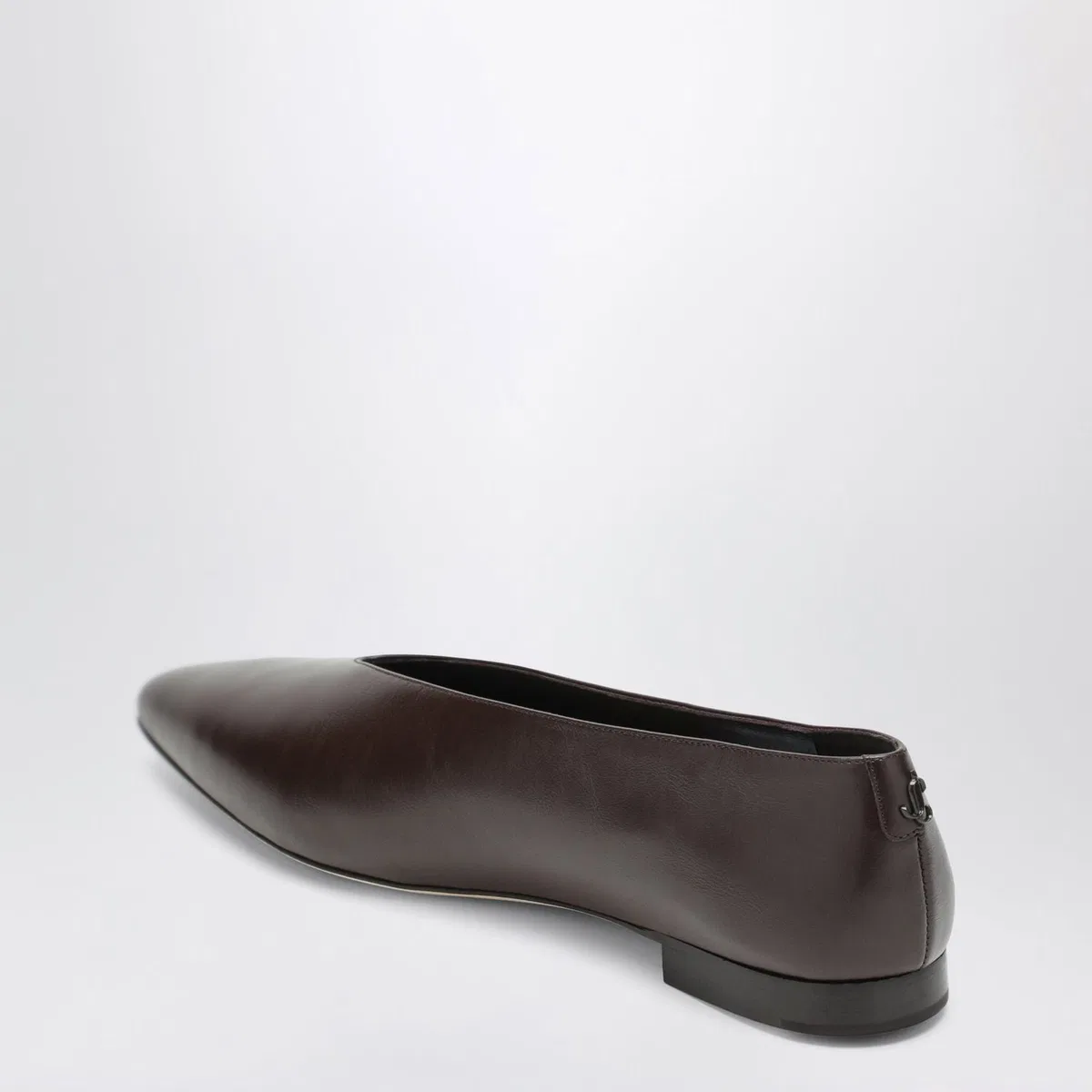 Jimmy Choo Chocolate Leather Margot Ballet Flats
