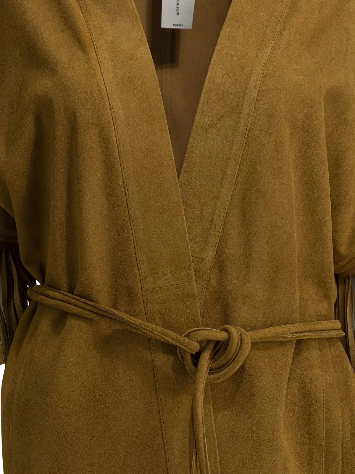 Furling by Giani Brown Goat Suede Jacket