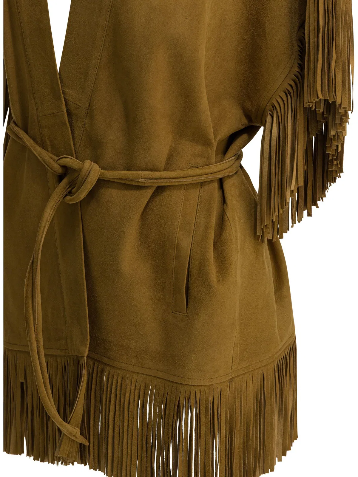 Furling by Giani Brown Goat Suede Jacket