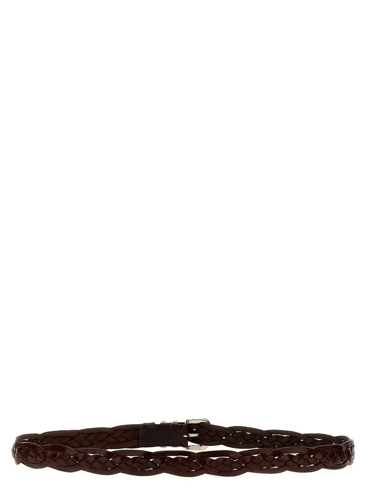 Brunello Cucinelli Buckle Engravings Woven Belt