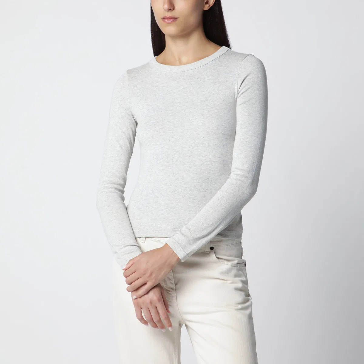 Flore Flore Grey Mélange Max Organic Cotton Long-Sle