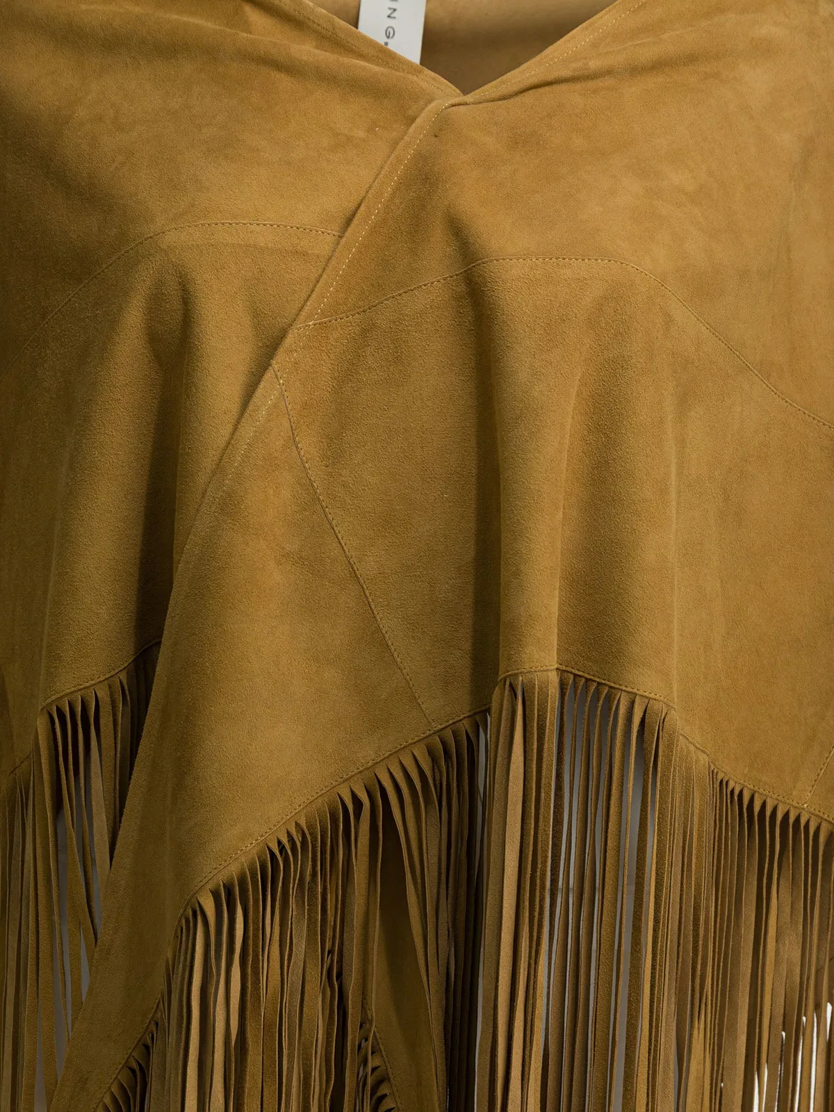 Furling by Giani Brown Goat Suede Scarf
