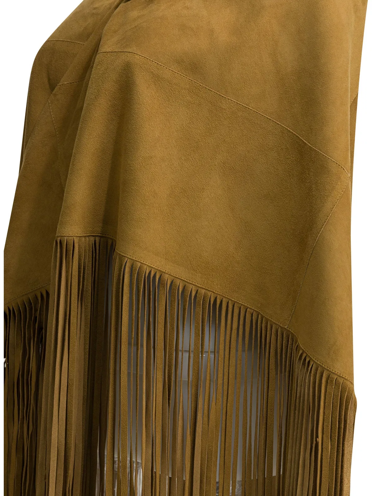 Furling by Giani Brown Goat Suede Scarf