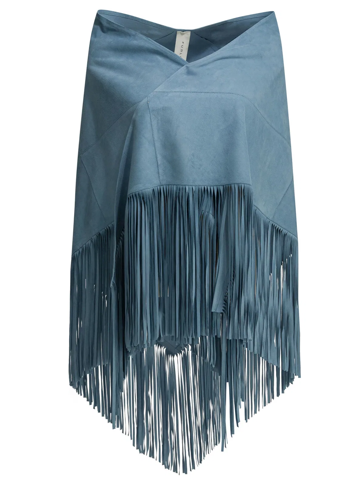 Furling by Giani Light Blue Goat Suede Scarf