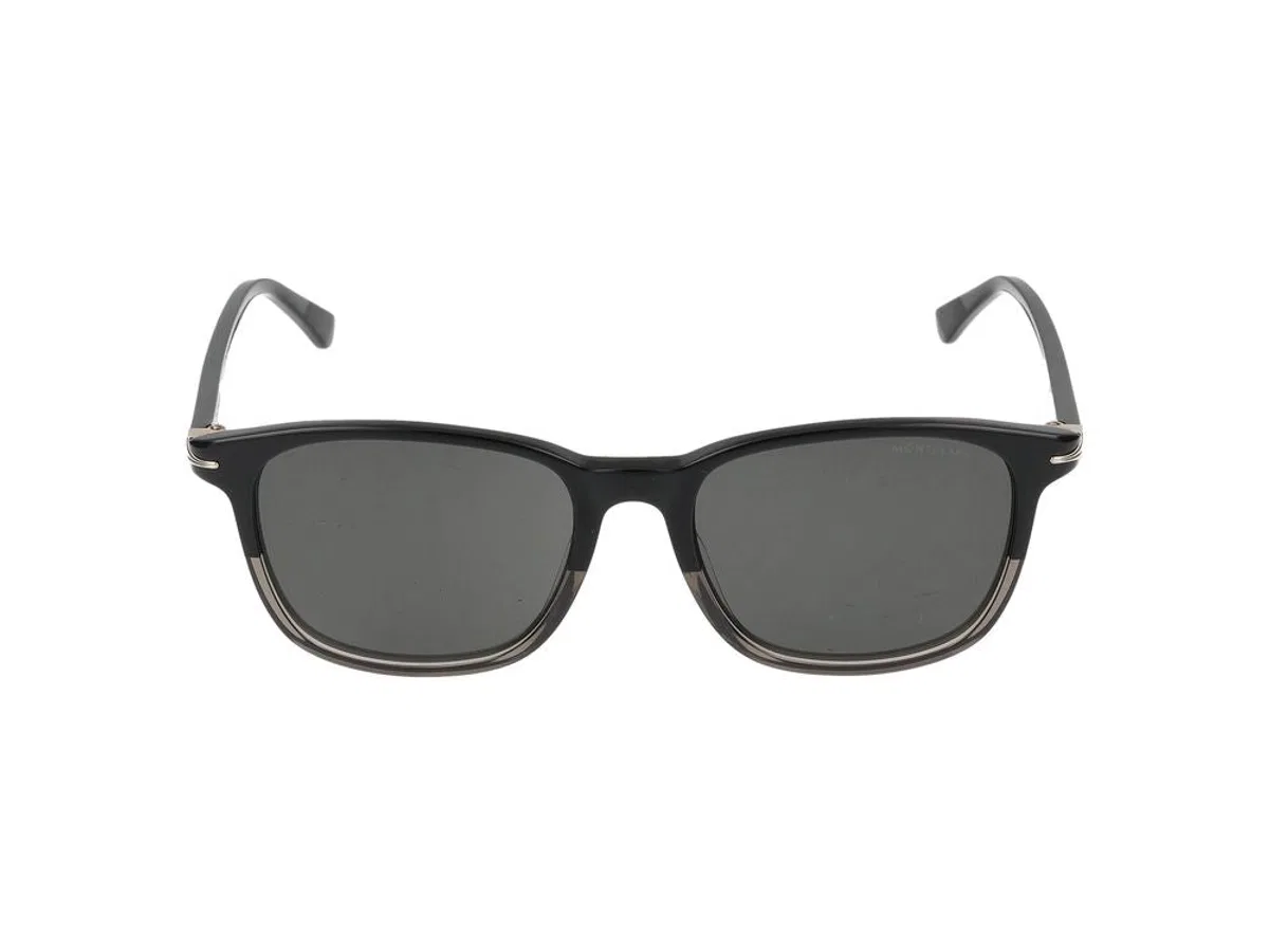 Montblanc Sunglasses Mb0338s 003 Black Black Grey 