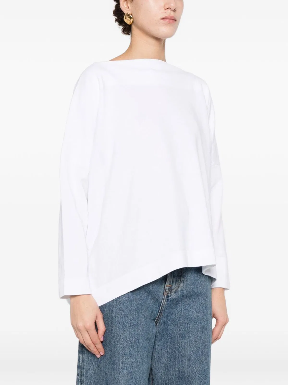 Daniela Gregis Cotton Boat-Neck Sweater