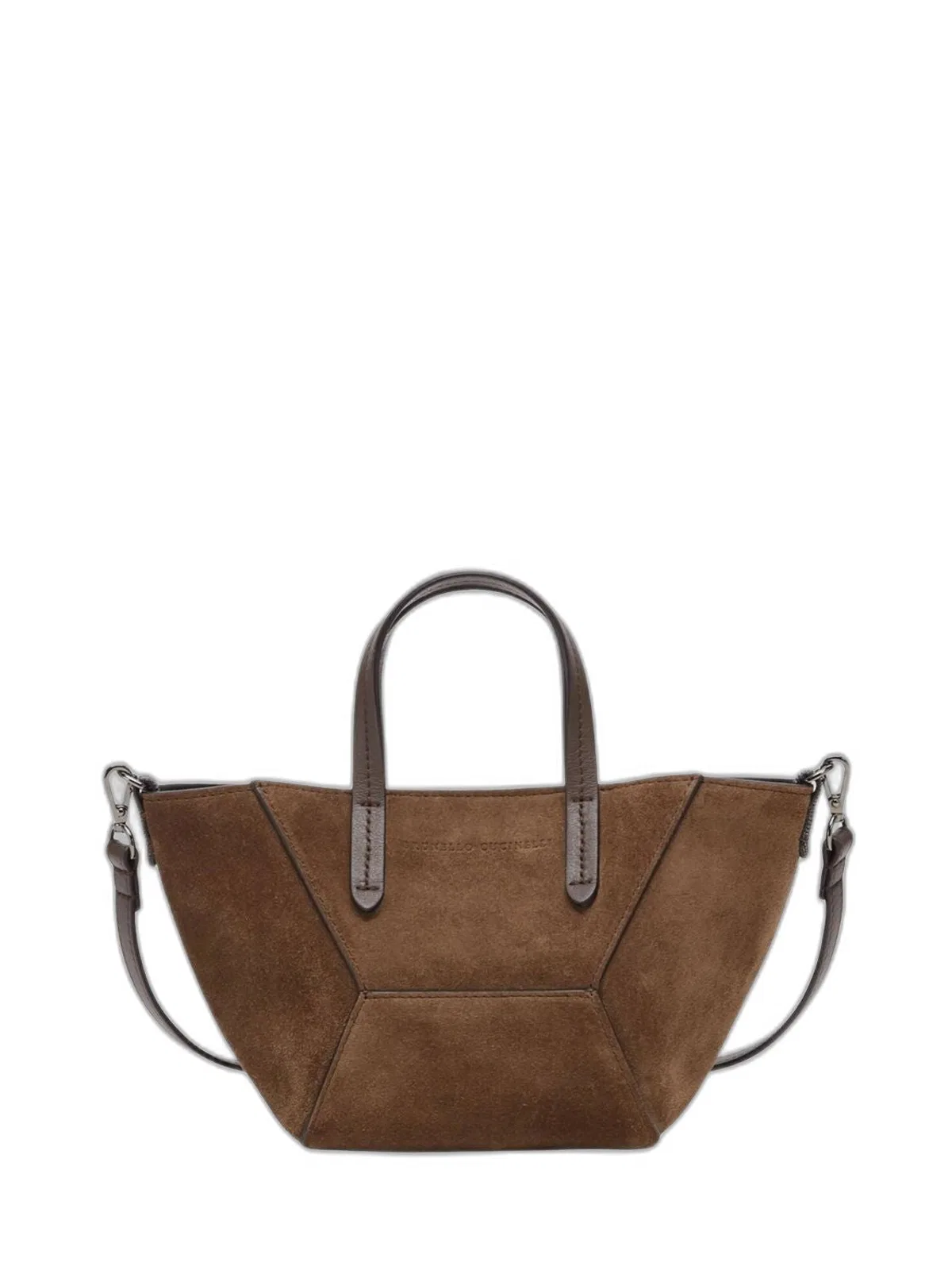 Brunello Cucinelli Brown Calf Leather Bag