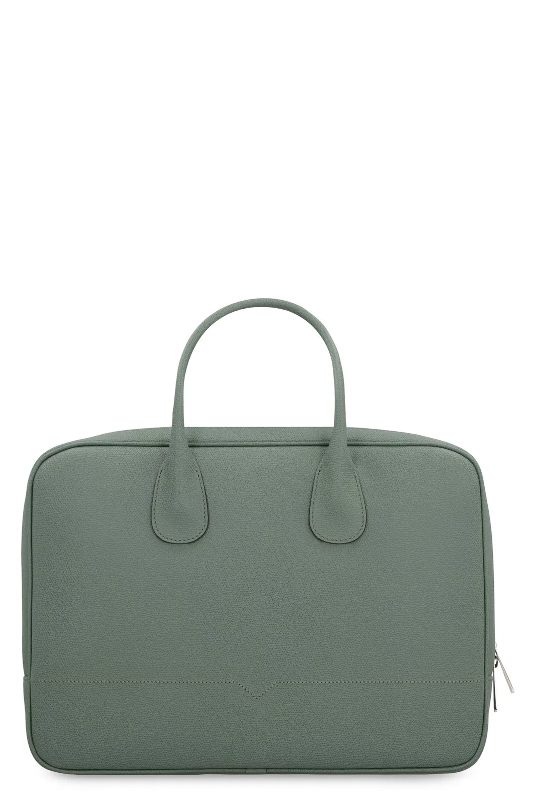 Valextra My Logo Leather Briefcase