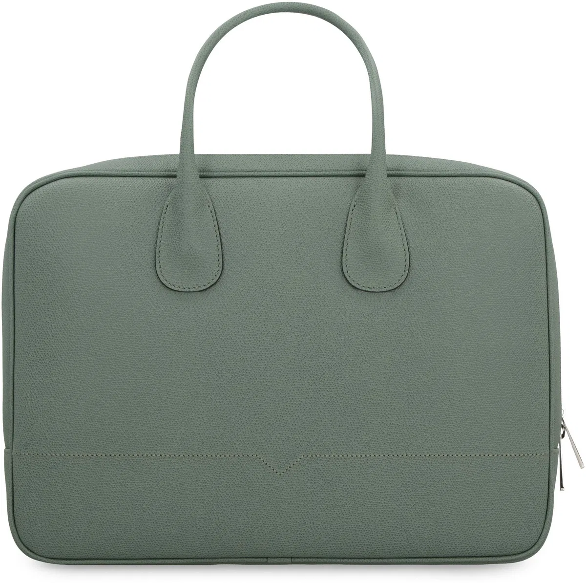 Valextra My Logo Leather Briefcase