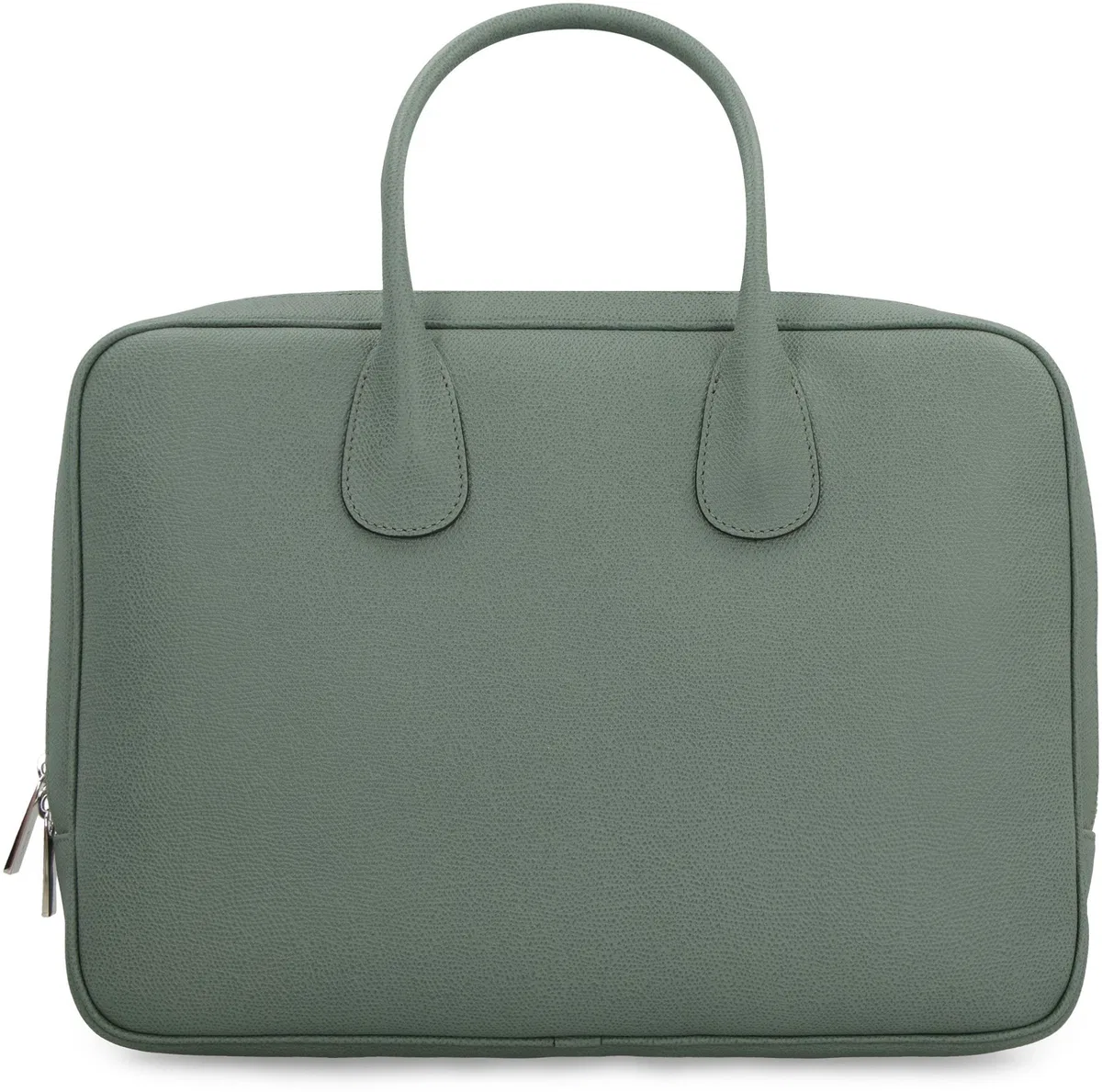 Valextra My Logo Leather Briefcase