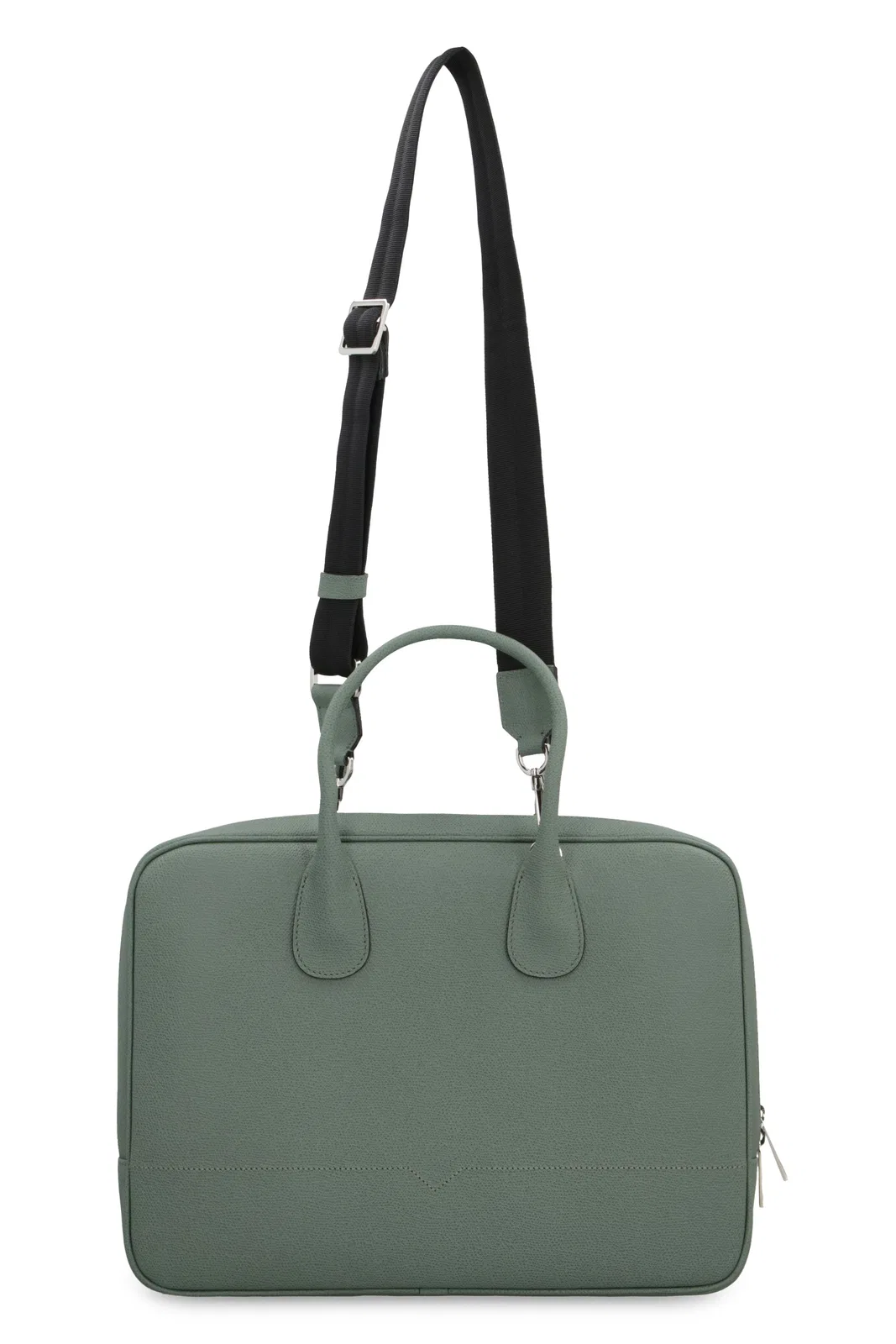 Valextra My Logo Leather Briefcase