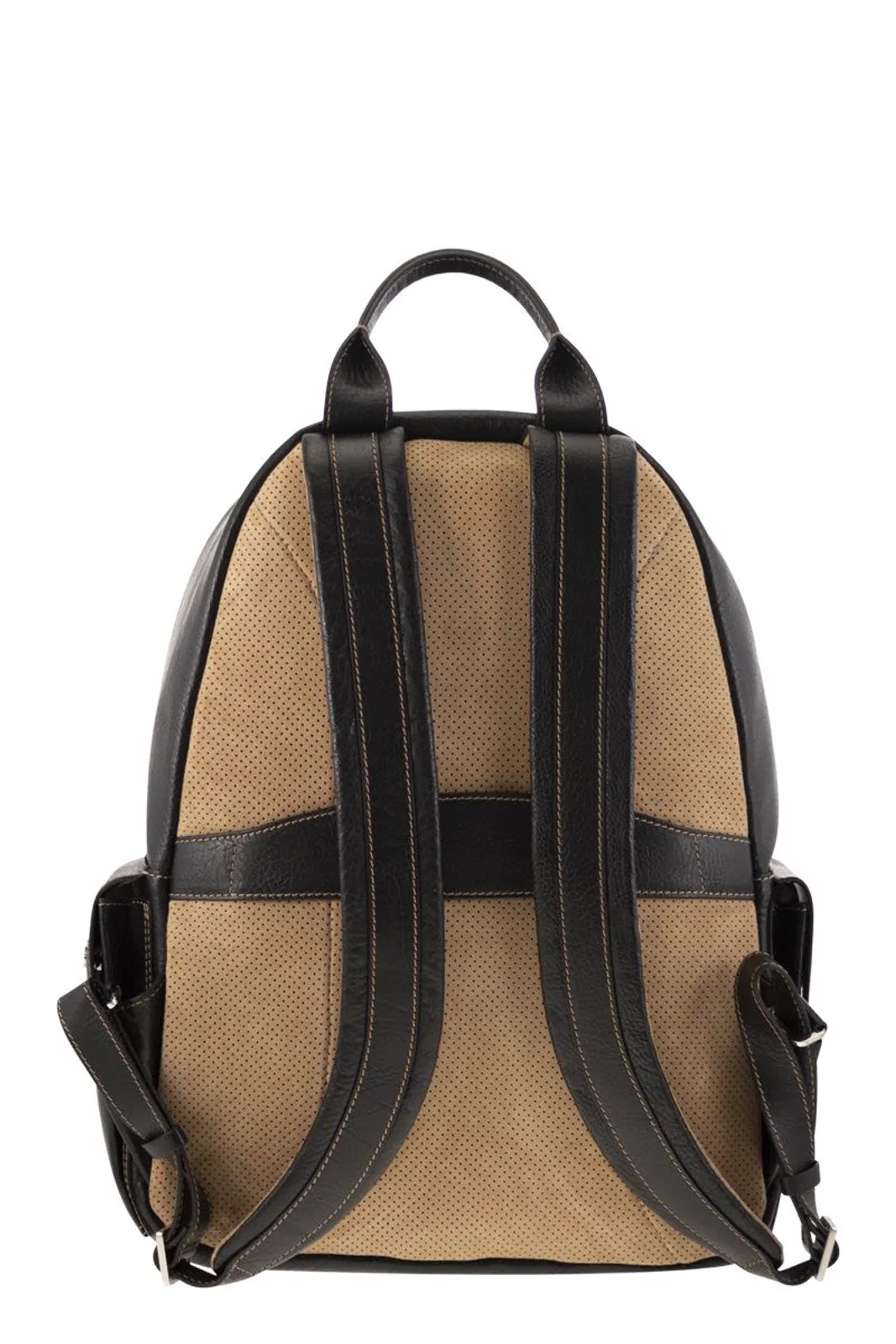 Brunello Cucinelli Calfskin Backpack With Grain