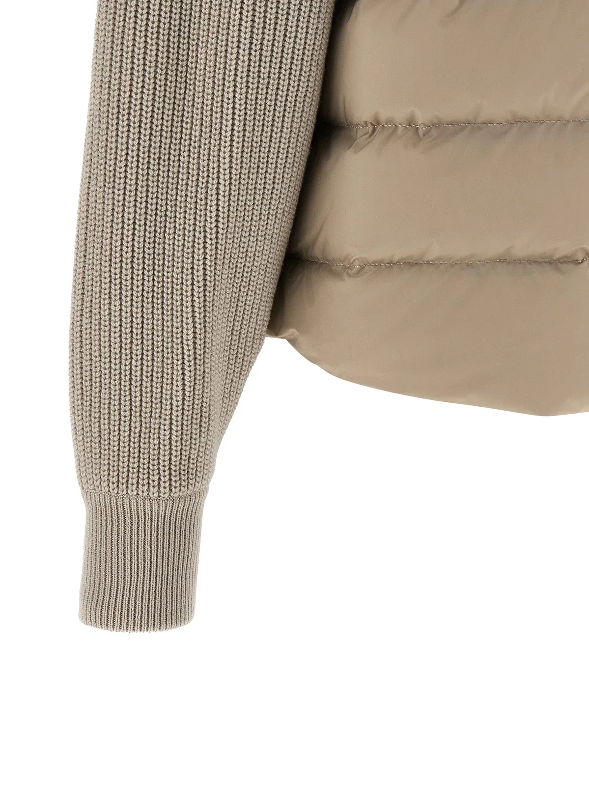 Brunello Cucinelli 'Shiny Flap Detail' Down Jacket