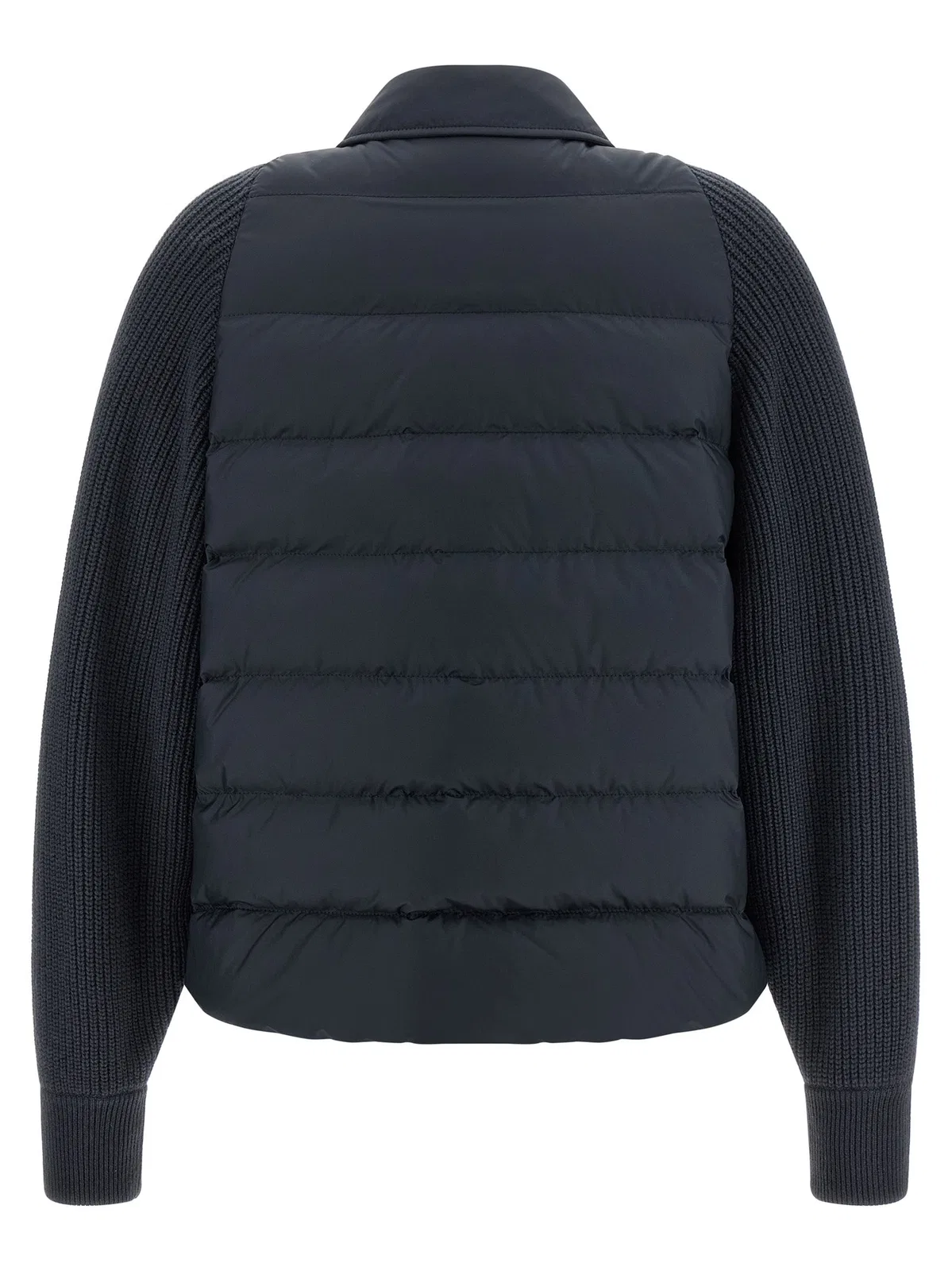 Brunello Cucinelli 'Shiny Flap Detail' Down Jacket