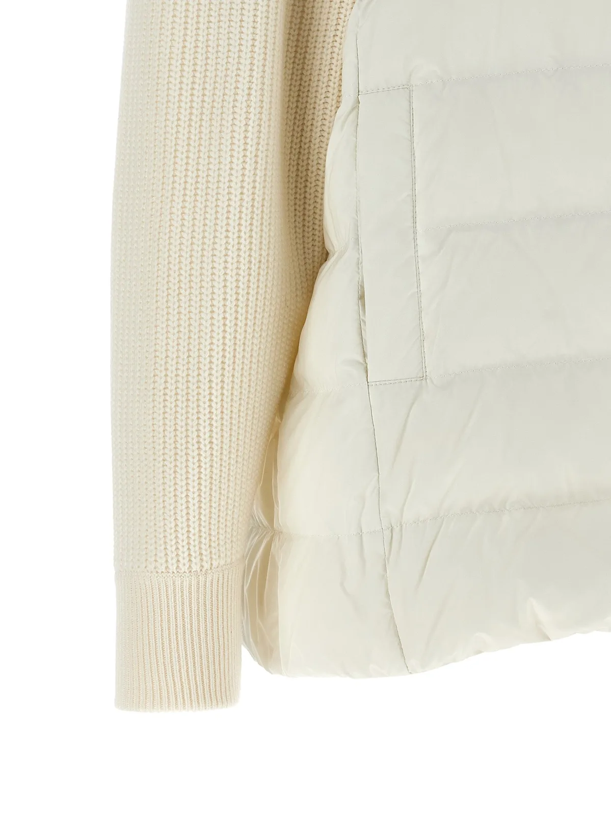 Brunello Cucinelli 'Shiny Zipper Pull' Down Jacket