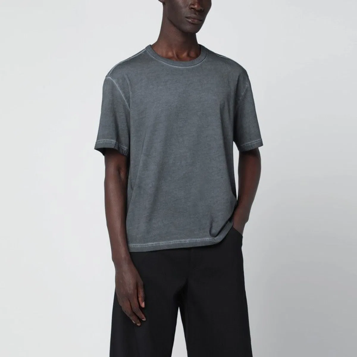 Sefr Séfr Mauro Black Washedeffect Tshirt In 