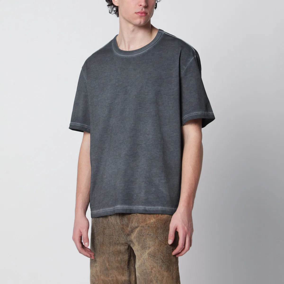 Sefr Séfr Mauro Black Washed-Effect T-Shirt I