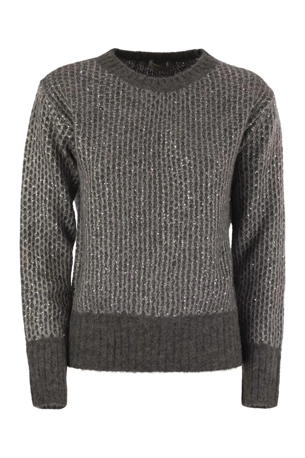 Herno Alpaca And Wool Crewneck Sweater