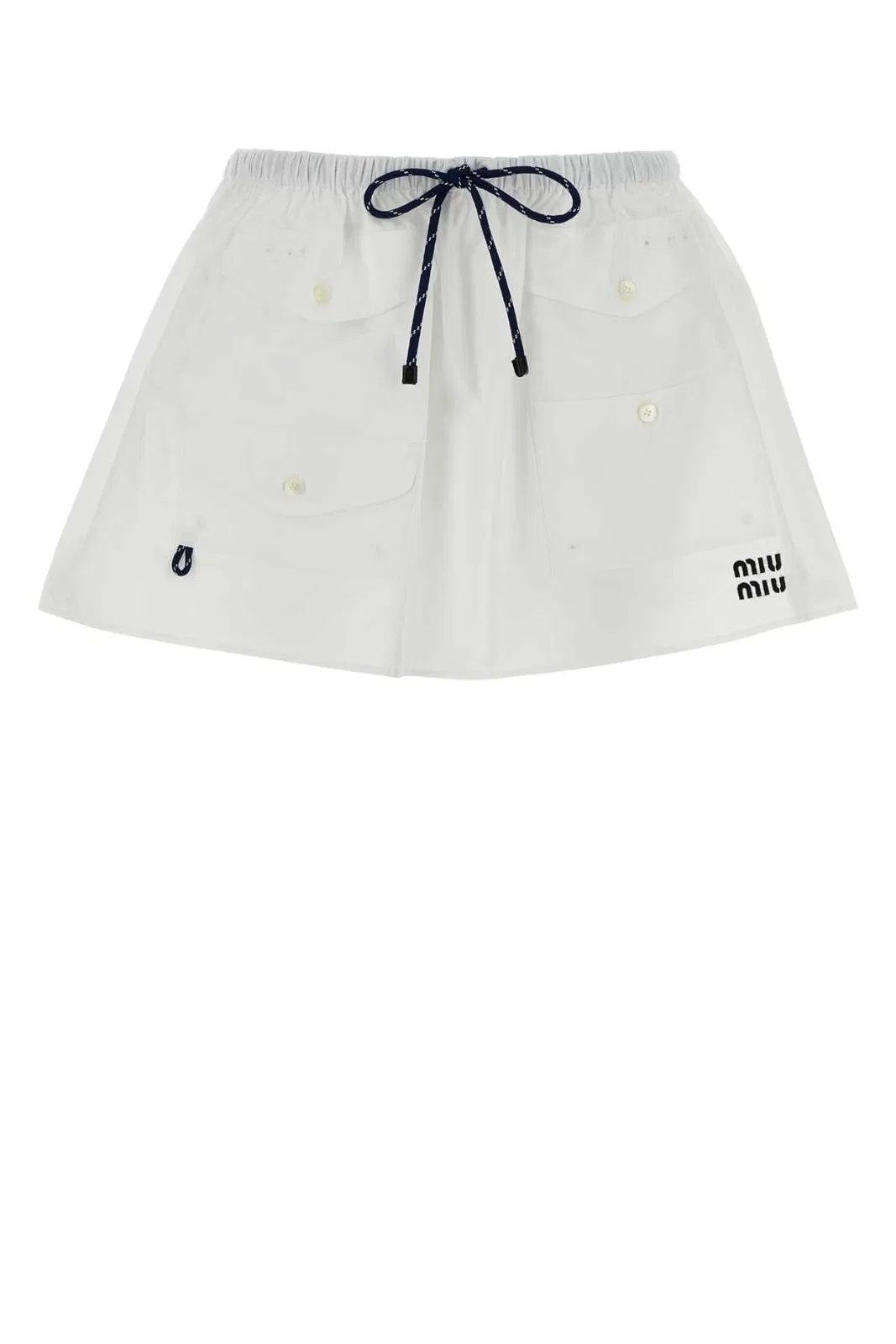 Miu Miu Pocket Skirt With Logo
