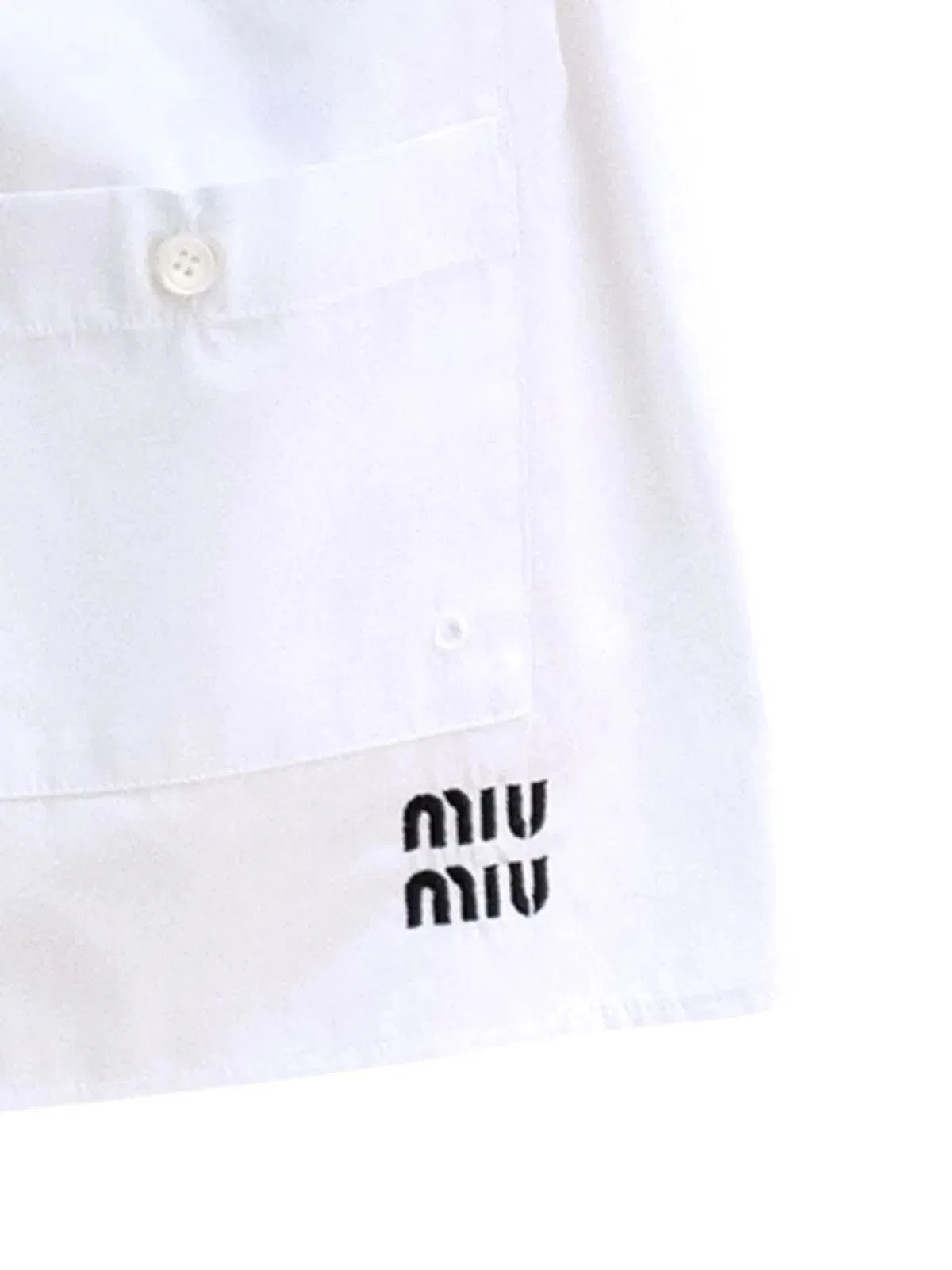 Miu Miu Pocket Skirt With Logo