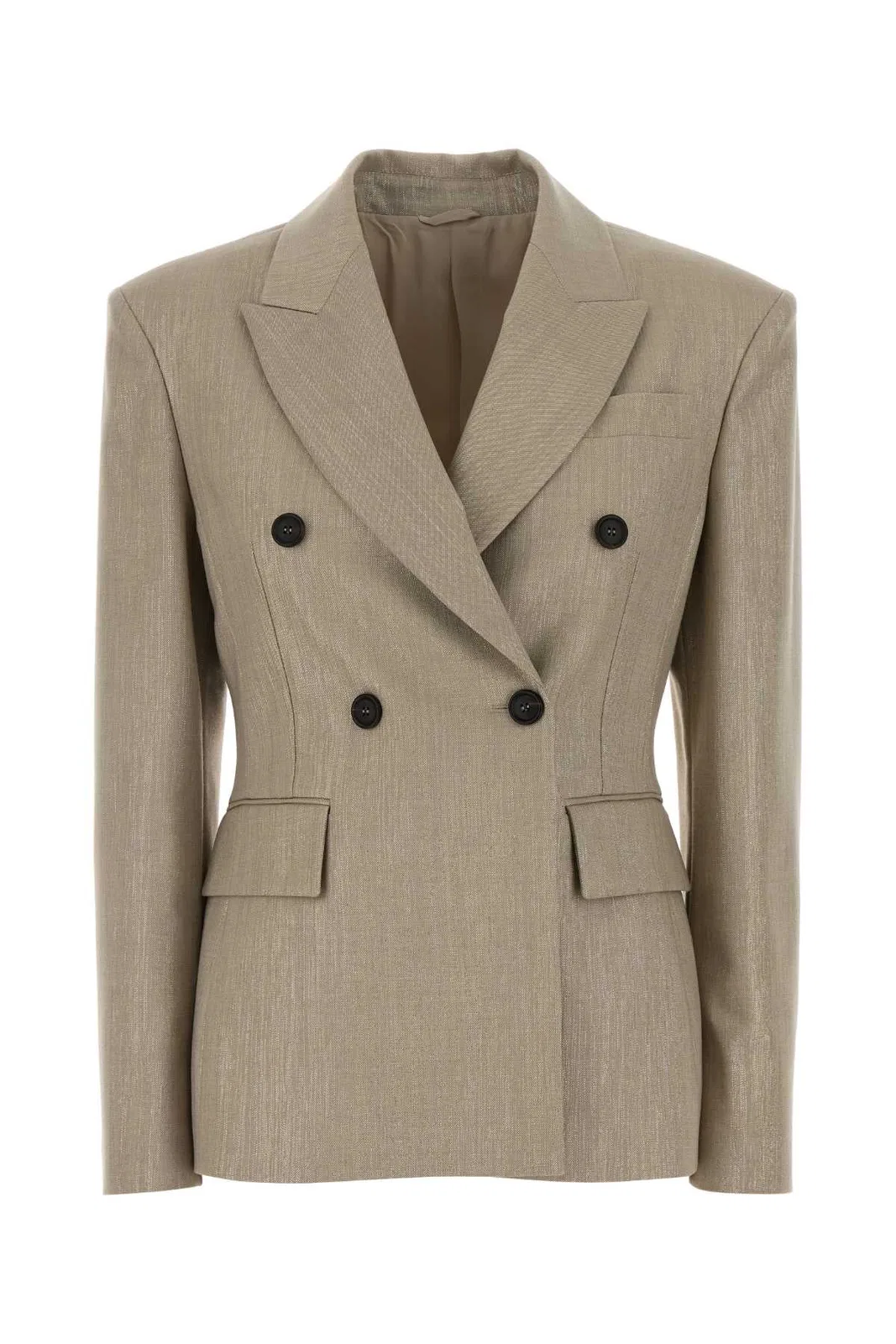 Brunello Cucinelli Cappuccino Twill Blazer