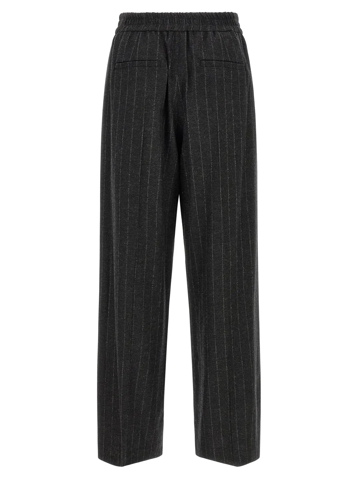 Brunello Cucinelli Micro Sequin Pinstripe Pants