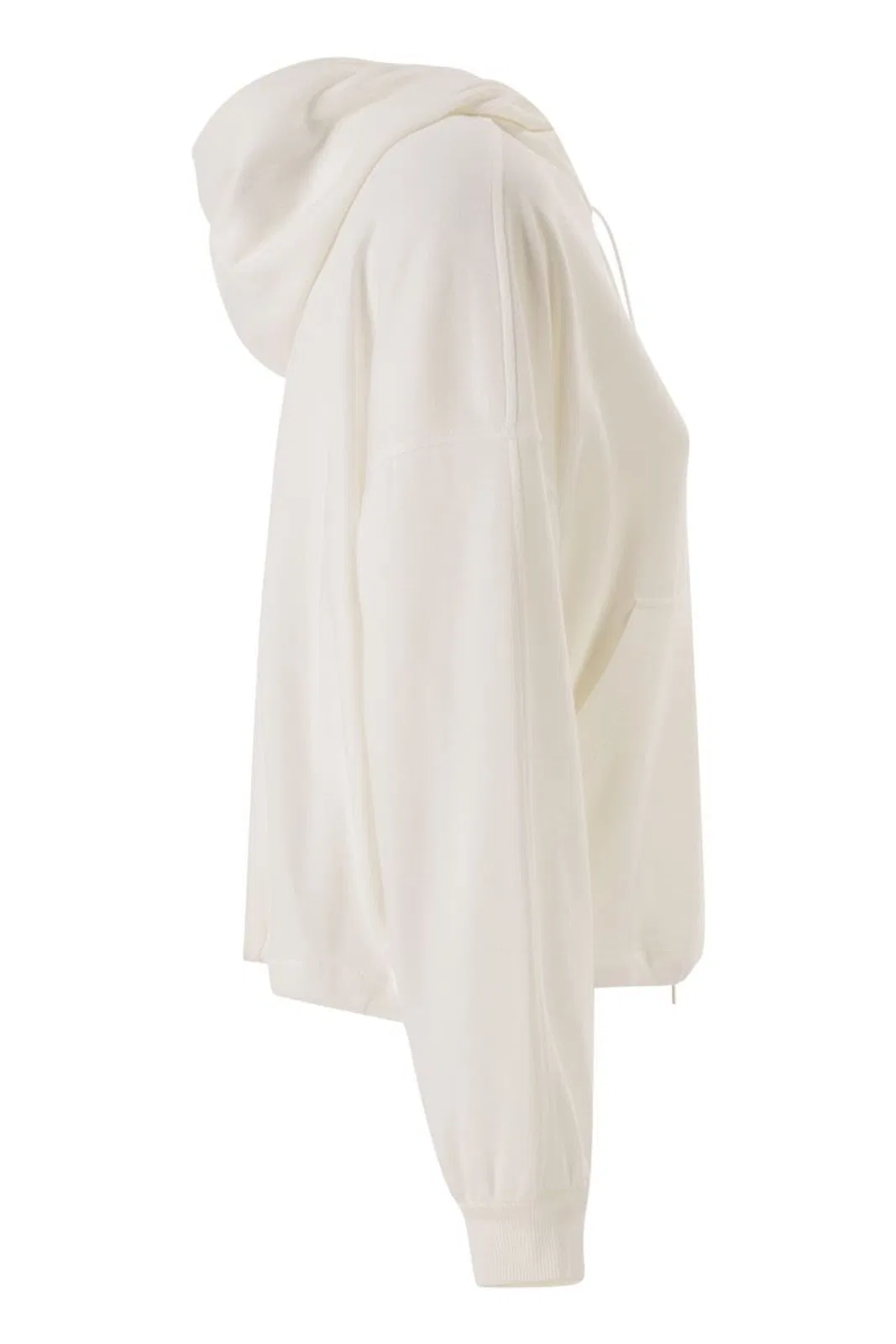 Brunello Cucinelli Hooded Zip-Up Sweatshirt In Technical Co